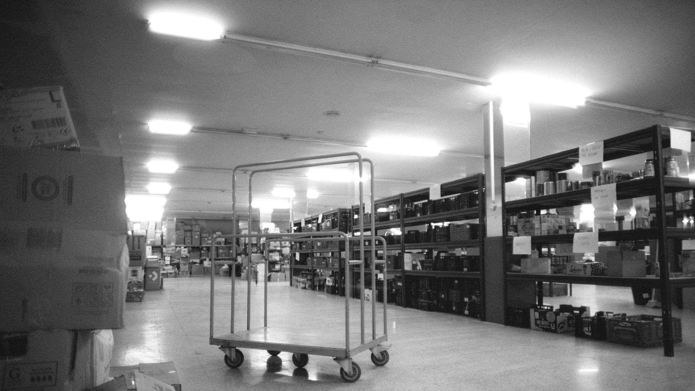 OptiWMS runs receiving, picking, packing and dispatch, and records every stock movement so any number can be traced back to when it changed.
